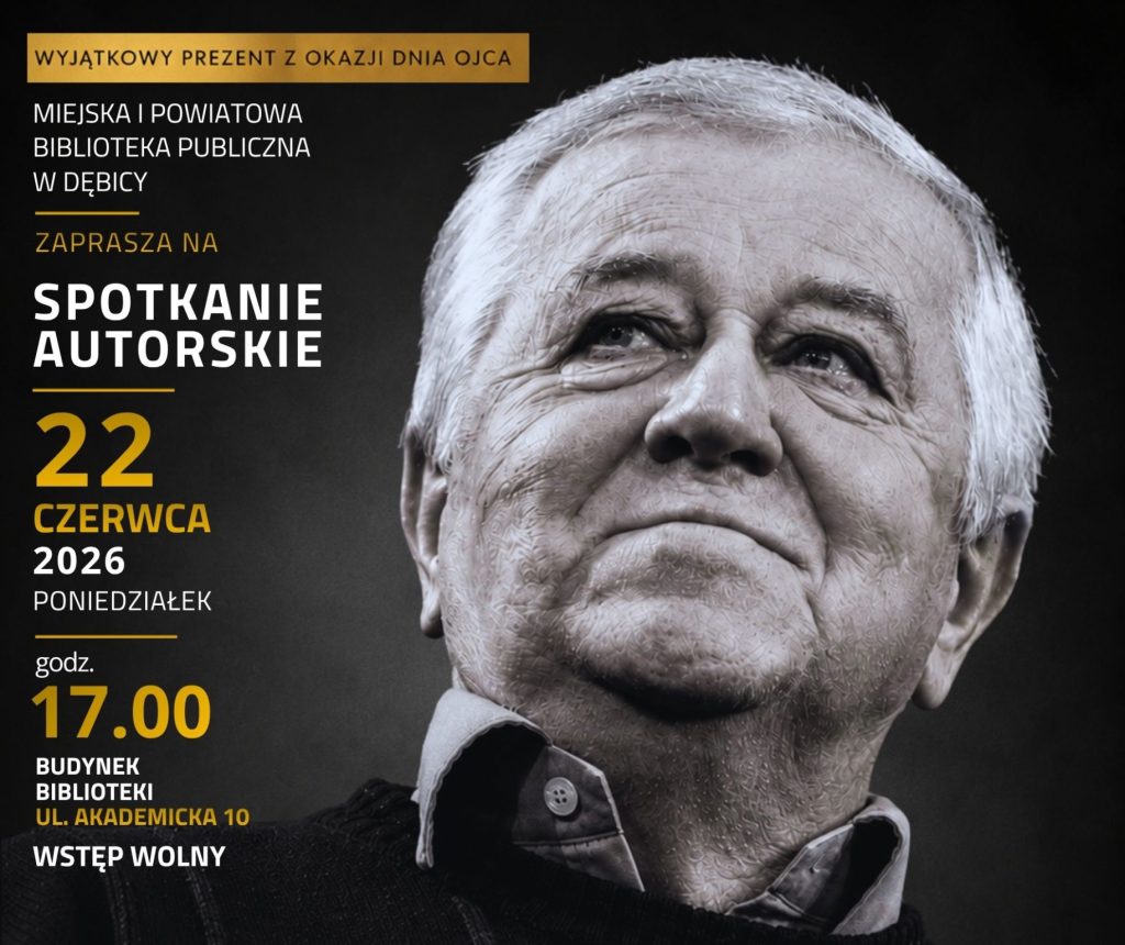 Marian Dziędziel przyjedzie do Dębicy. Spotkanie z aktorem w miejskiej bibliotece